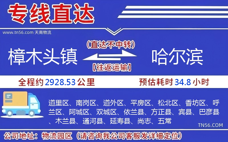 樟木頭鎮(zhèn)到哈爾濱物流公司 樟木頭鎮(zhèn)到哈爾濱物流公司