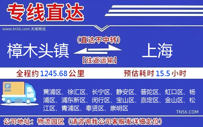 樟木頭鎮到上海物流公司 樟木頭鎮到上海物流公司